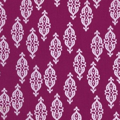 Dear Stella Foulard Cotton Sateen Raspberry