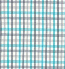 Wee Bright Plaid Grey Brushed Cotton
