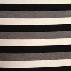 Multi Grey Stripe 58"
