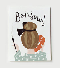 Rifle Paper Co. Bonjour Card