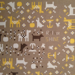 Yuwa Cotorienne Rain or Shine Brown and Yellow