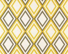 Diamonds in Grey and Yellow by Premier Prints