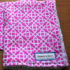 Custom Bread & Salt Burp Cloth