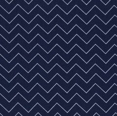 Garden Party by Dear Stella Zig Zag Navy