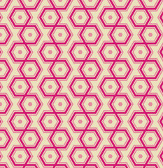 Notting Hill Hexagons Magenta