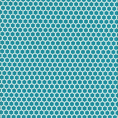 Kei Linked Hexagons Teal
