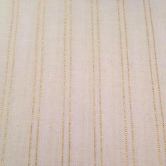 Gold and White Ticking Stripe Cotton Lawn 60" Width