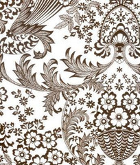 Paradise Lace Brown Oilcloth