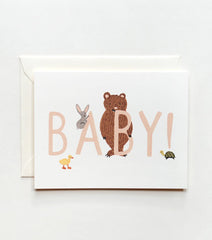 Rifle Paper Co. Baby! Card - Peach