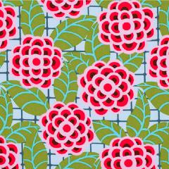 Amy Butler Cameo Tea Rose Silver (Laminated)