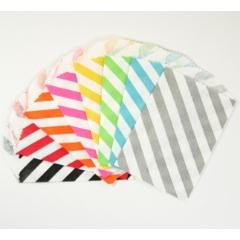 Diagonal Stripe Little Bitty Bags Yellow