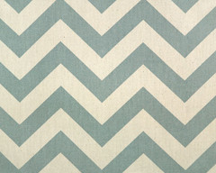 Chevron in Village Blue and Natural by Premier Prints