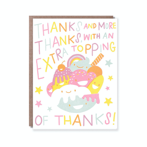 Hello Lucky Sundae Card