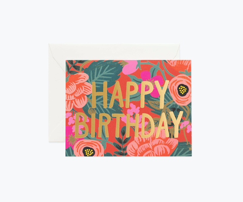 Rifle Paper Co. Poppy Birthday  Card