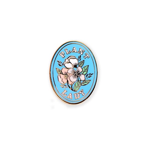 Antiquaria Design Studio Plant Lady Enamel Pin