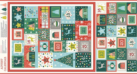 Merry by Makower Merry Advent Calendar Multi