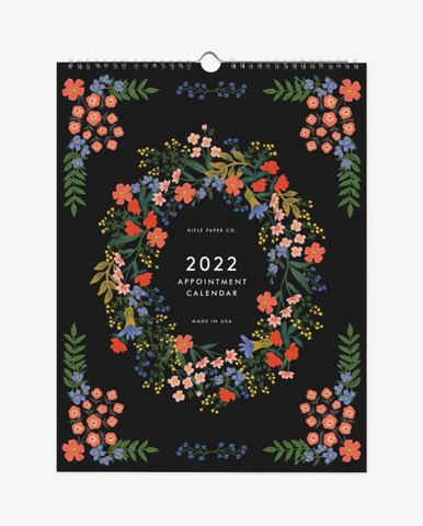 Rifle Paper Co. 2022 Luxembourg Appointment Calendar