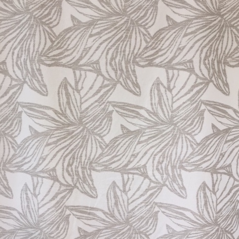 Large Scale Cotton Jacquard Woven Orchid Natural 61”