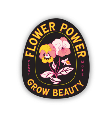 Antiquaria Design Studio Flower Power Single Sticker