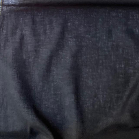 Lightweight Linen/Cotton Blend Black 52”