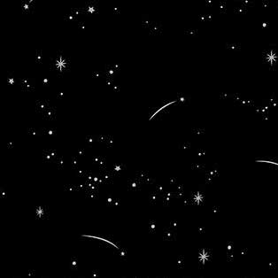 Lucky Charms by Ghazal Razavi of Figo Studio Shooting Stars Black