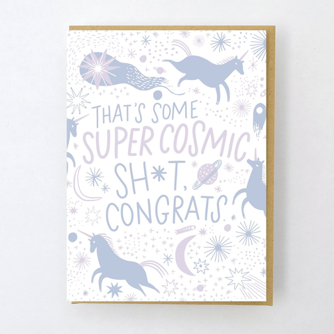 Hello Lucky Cosmic Sh*t Card