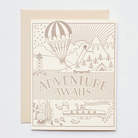 Hello Lucky Adventure Awaits Card