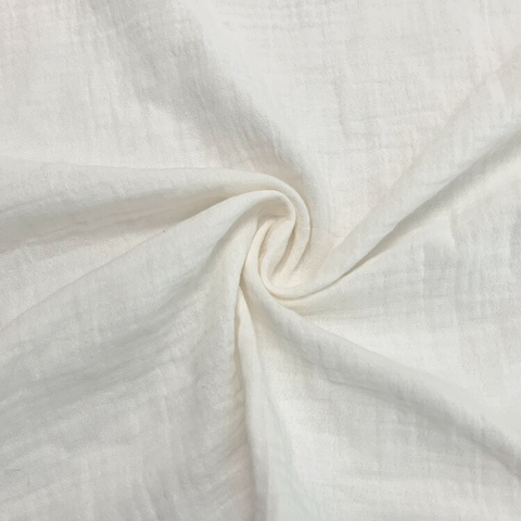 Organic Cotton Double Gauze Ivory 51”