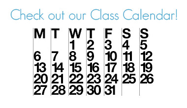 Our Spring Class Schedule